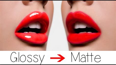 What is the opposite of matte lipstick?